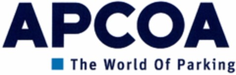 APCOA The World Of Parking Logo (DPMA, 27.07.2006)