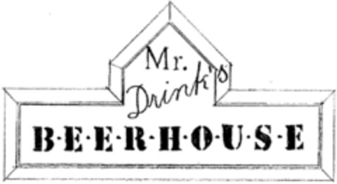 Mr. Drink's BEERHOUSE Logo (DPMA, 08/16/1996)