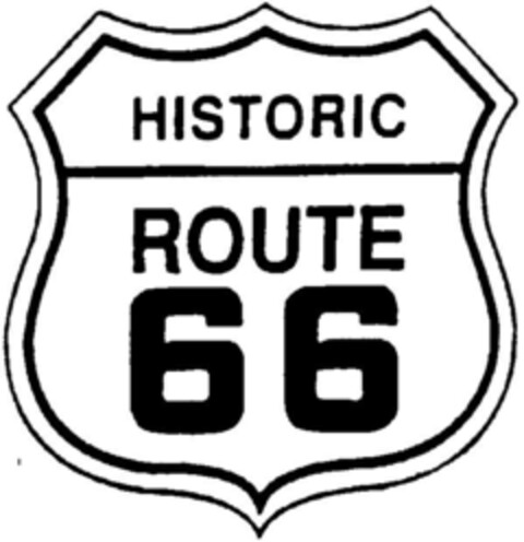 HISTORIC ROUTE 66 Original Sign Logo (DPMA, 02.10.1996)