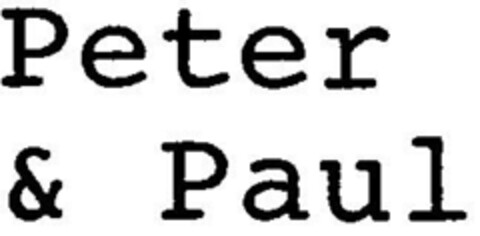 Peter & Paul Logo (DPMA, 03/01/1997)