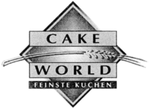 CAKE WORLD FEINSTE KUCHEN Logo (DPMA, 27.08.1997)