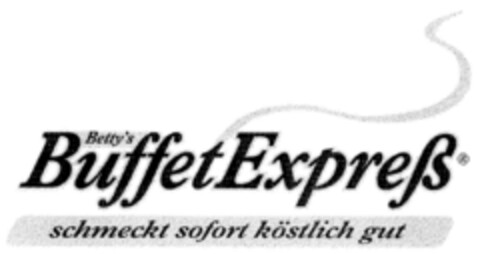 Betty's BuffetExpreß schmeckt sofort köstlich gut Logo (DPMA, 15.06.1998)