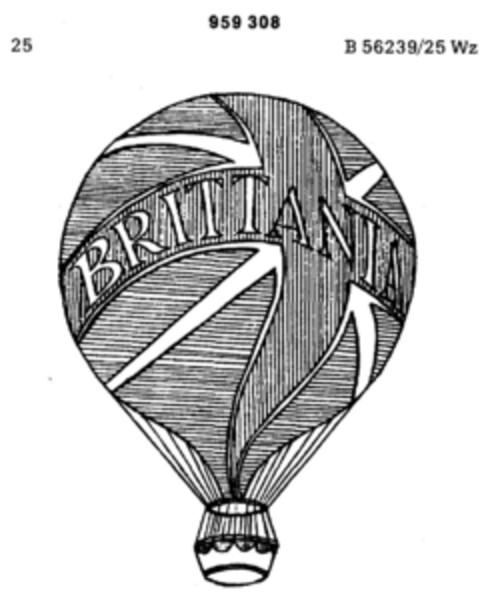 BRITTANIA Logo (DPMA, 06/09/1976)