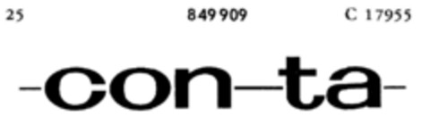 con-ta Logo (DPMA, 22.02.1967)