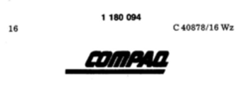 COMPAQ Logo (DPMA, 08/20/1990)