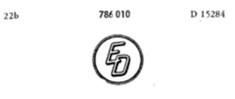 ED Logo (DPMA, 28.02.1963)