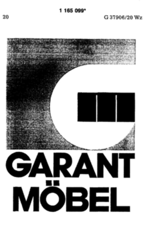 GARANT MÖBEL Logo (DPMA, 05.04.1990)