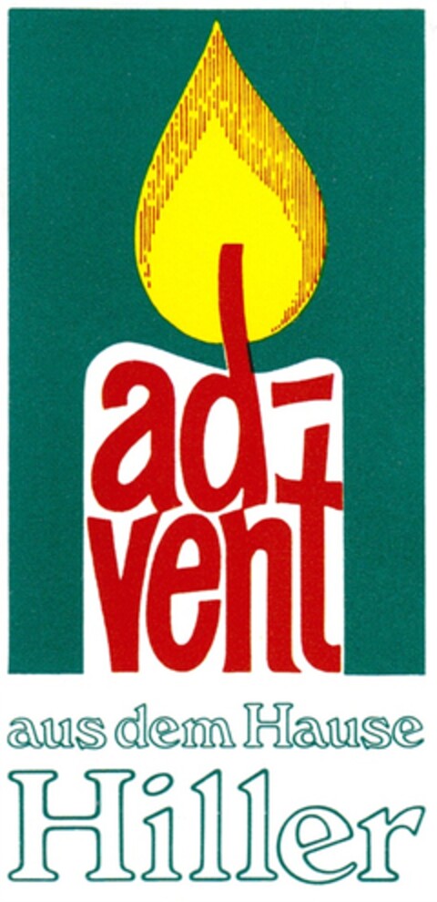 ad-vent aus dem Hause Hiller Logo (DPMA, 19.12.1975)