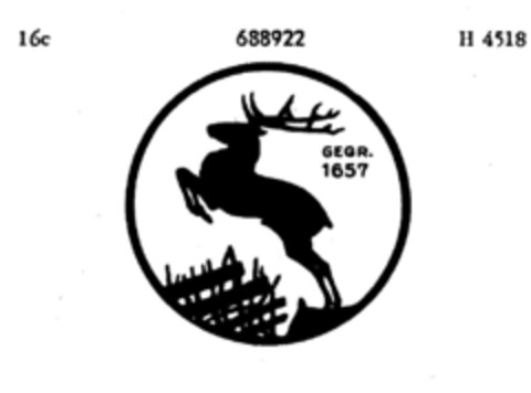 688922 Logo (DPMA, 06/21/1952)