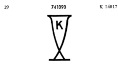 K Logo (DPMA, 09.11.1957)