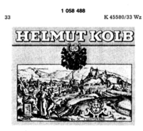 HELMUT KOLB Logo (DPMA, 24.03.1983)