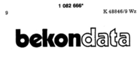 bekondata Logo (DPMA, 29.08.1985)