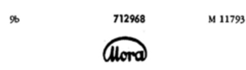 Mora Logo (DPMA, 13.12.1956)