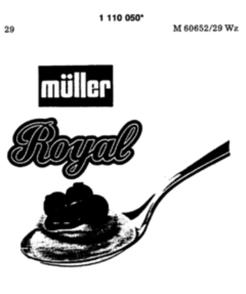 müller Royal Logo (DPMA, 05/14/1987)