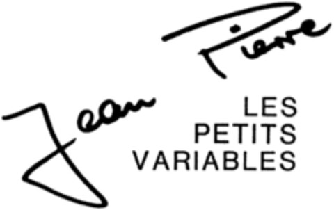 Jean Pierre LES PETITS VARIABLES Logo (DPMA, 14.12.1993)