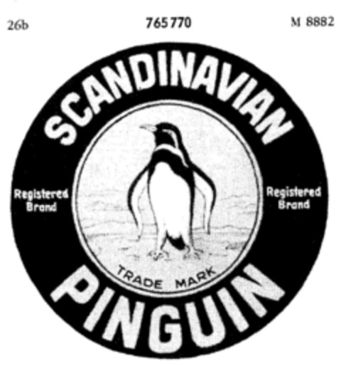 SCANDINAVIAN PINGUIN Logo (DPMA, 01.11.1954)