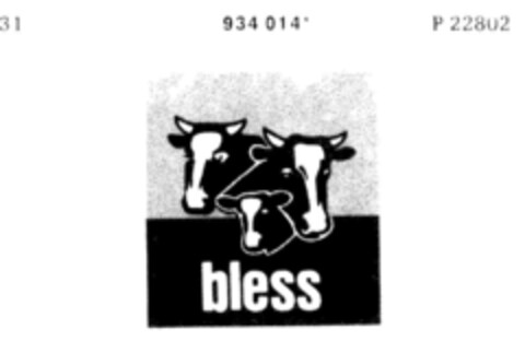 bless Logo (DPMA, 19.03.1975)