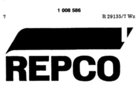 REPCO Logo (DPMA, 25.08.1972)