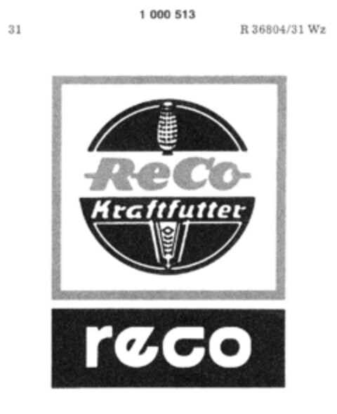 ReCo Kraftfutter Logo (DPMA, 06/30/1979)