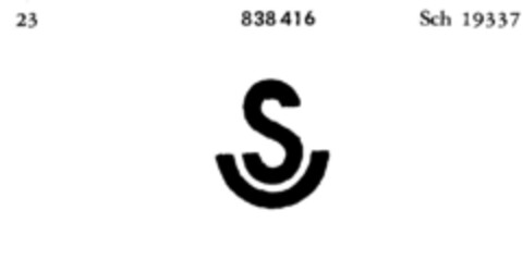 S Logo (DPMA, 29.11.1966)