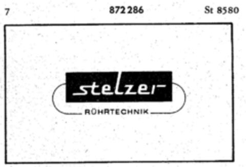 stelzer RÜRTECHNIK Logo (DPMA, 29.03.1969)
