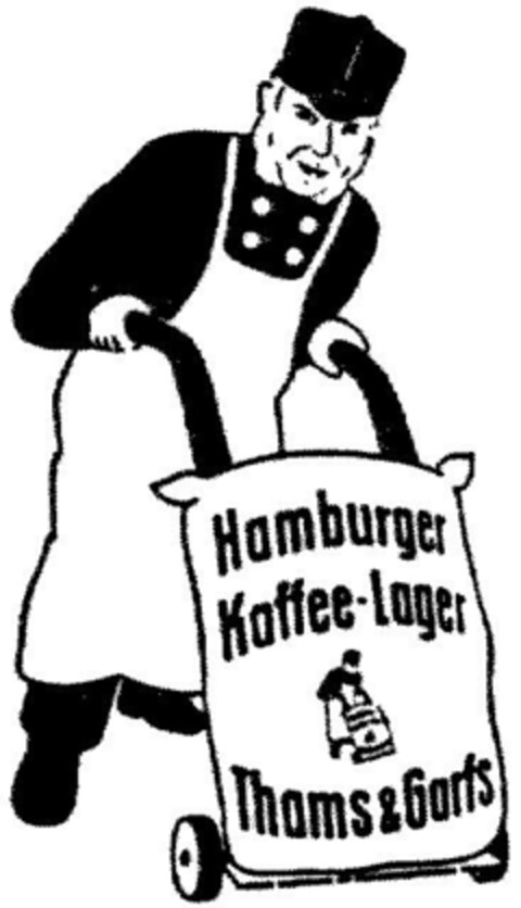 Hamburger Kaffee-Lager Thams & Garfs Logo (DPMA, 20.10.1993)