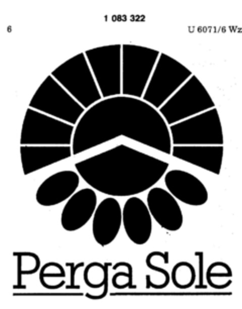 Perga Sole Logo (DPMA, 13.05.1983)