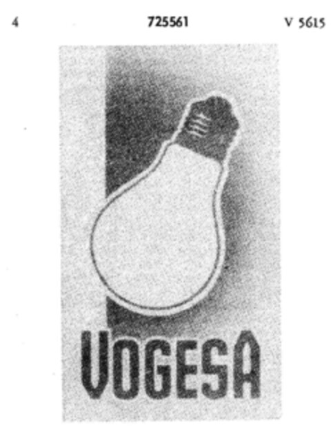 VOGESA Logo (DPMA, 14.06.1958)