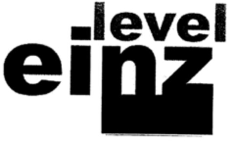 level einz Logo (DPMA, 07/02/2001)