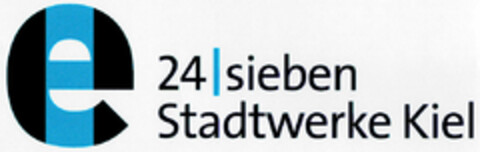 e 24 sieben Stadtwerke Kiel Logo (DPMA, 20.07.2001)