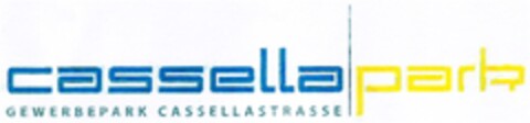 cassellapark GEWERBEPARK CASSELLASTRASSE Logo (DPMA, 05/08/2008)