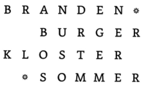 BRANDENBURGER KLOSTERSOMMER Logo (DPMA, 08/24/2013)