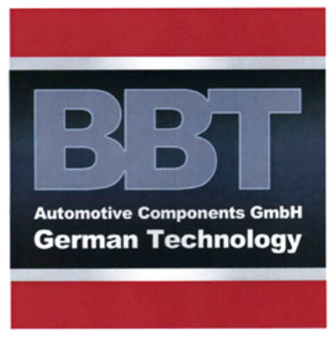 BBT Automotive Components GmbH German Technology Logo (DPMA, 12/20/2019)