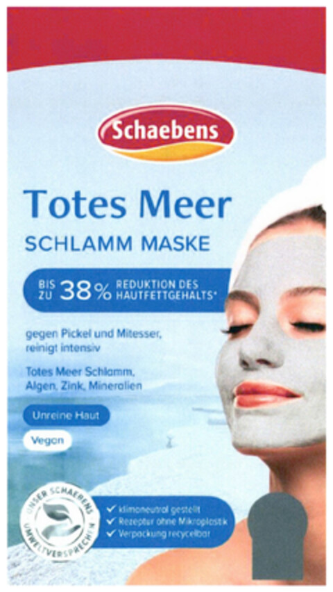 Schaebens Totes Meer SCHLAMM MASKE Logo (DPMA, 27.06.2023)