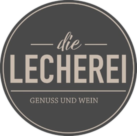 die LECHEREI GENUSS UND WEIN Logo (DPMA, 07/31/2024)