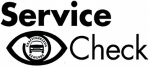 Service Check KRAFTFAHRZEUGGEWERBE Logo (DPMA, 14.01.2003)