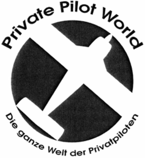 Private Pilot World Die ganze Welt der Privatpiloten Logo (DPMA, 10/28/2004)