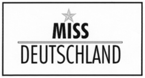 MISS DEUTSCHLAND Logo (DPMA, 08.03.2005)