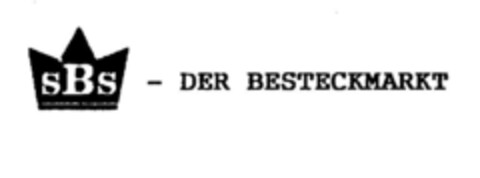 SBS - DER BESTECKMARKT Logo (DPMA, 12.07.1995)