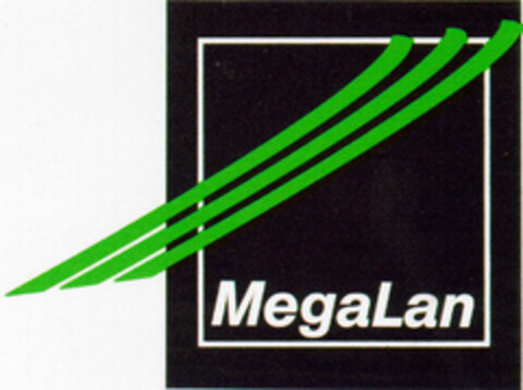 MegaLan Logo (DPMA, 26.07.1995)