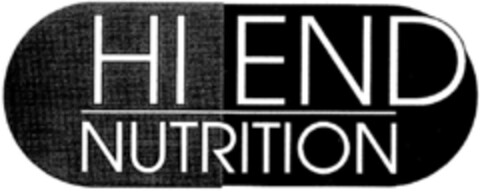 HI END NUTRITION Logo (DPMA, 05.12.1996)