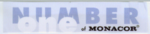 NUMBER one Logo (DPMA, 31.12.1997)