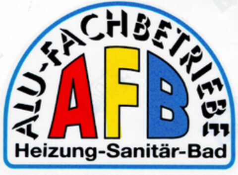 ALU-FACHBETRIEBE AFB Heizung-Sanitär-Bad Logo (DPMA, 02.04.1998)