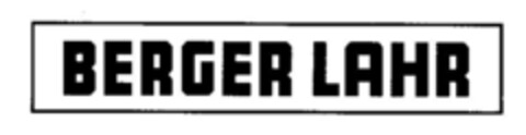 BERGER LAHR Logo (DPMA, 10.07.1998)