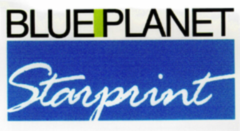 BLUE PLANET Starprint Logo (DPMA, 01.08.1998)