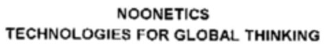 NOONETICS TECHNOLOGIES FOR GLOBAL THINKING Logo (DPMA, 30.11.1998)