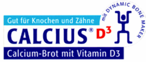 CALCIUS Calcium-Brot mit Vitamin D3 Logo (DPMA, 08/26/1999)