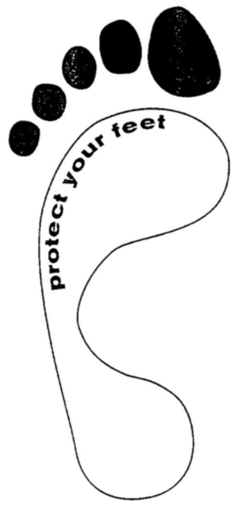 protect your feet Logo (DPMA, 12.11.1999)