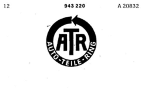 ATR AUTO-TEILE-RING Logo (DPMA, 19.11.1969)