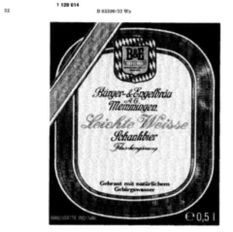 Leichte Weisse Logo (DPMA, 09.12.1987)